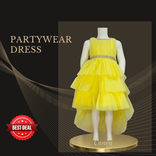 Girl's Partywear Dress || Malhotra Garments