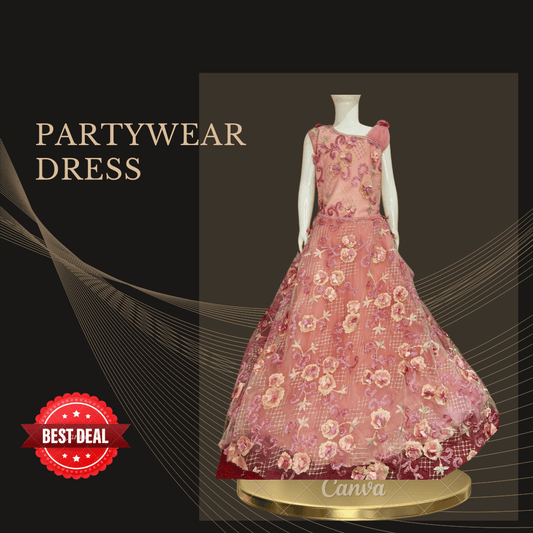 Girl's Partywear Dress || Malhotra Garments